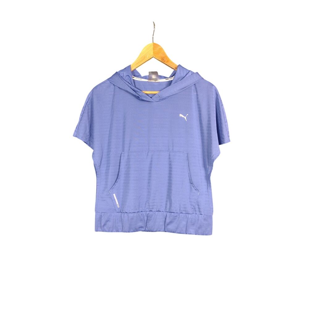 PUMA Neo-Future Hooded Top Blue Women's Medium